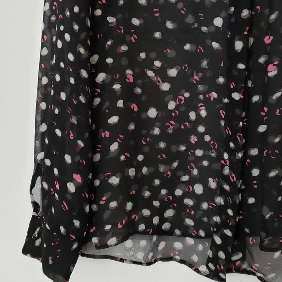 Simply Vera Wang Sheer Blouse, M - Picture 2 of 7